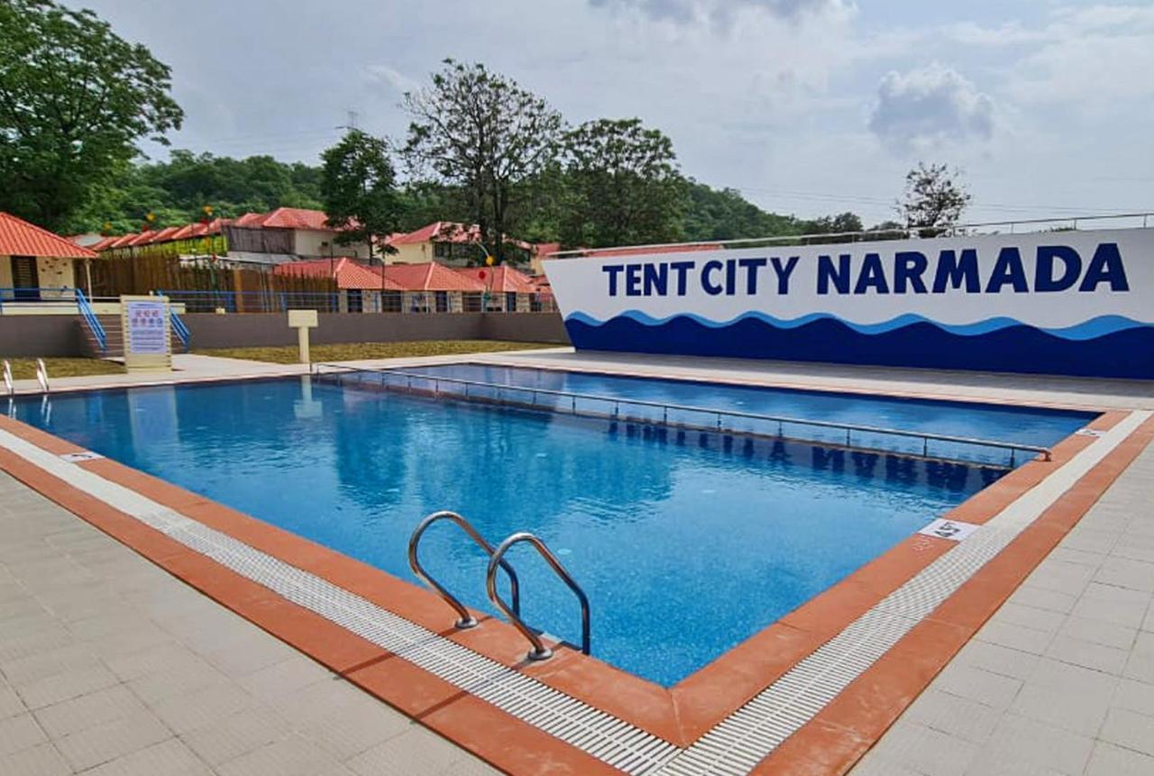 Praveg Tent City Narmada, Statue Of Unity Kevadia Exteriér fotografie