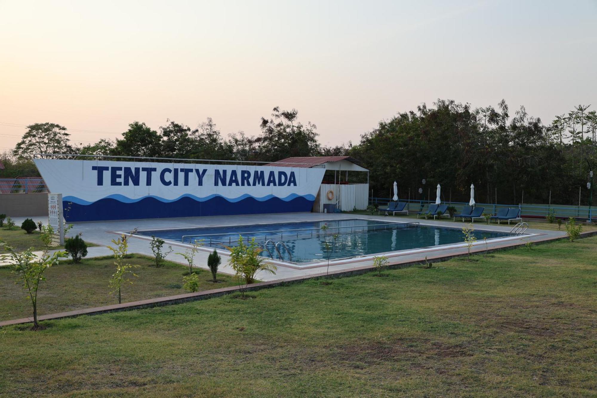 Praveg Tent City Narmada, Statue Of Unity Kevadia Exteriér fotografie